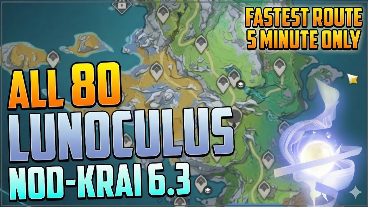 ALL 80 Lunoculus Locations (WITH TIMESTAMPS + DETAILED GUIDE!) Genshin Impact Nod-Krai 6.3