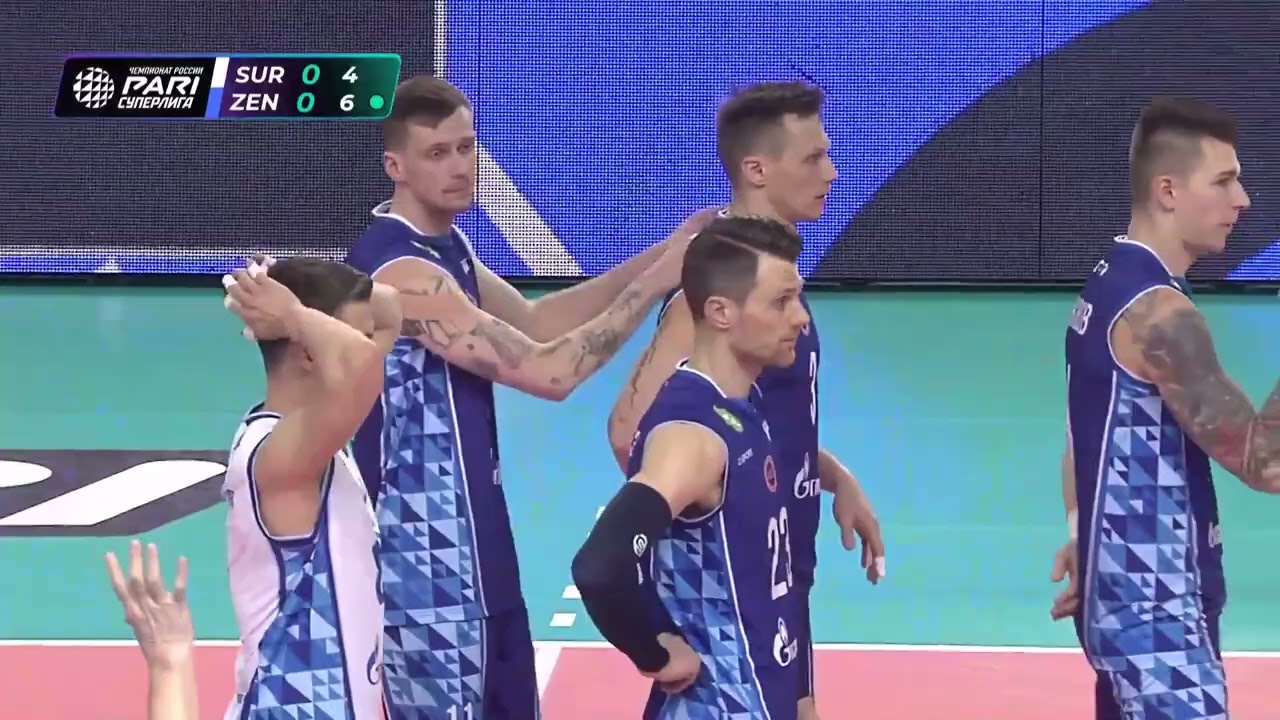 Газпром-Югра (Сургут) - Зенит (Санкт-Петербург). Чемпионат России 2024. Мужчины. 21.03.2024