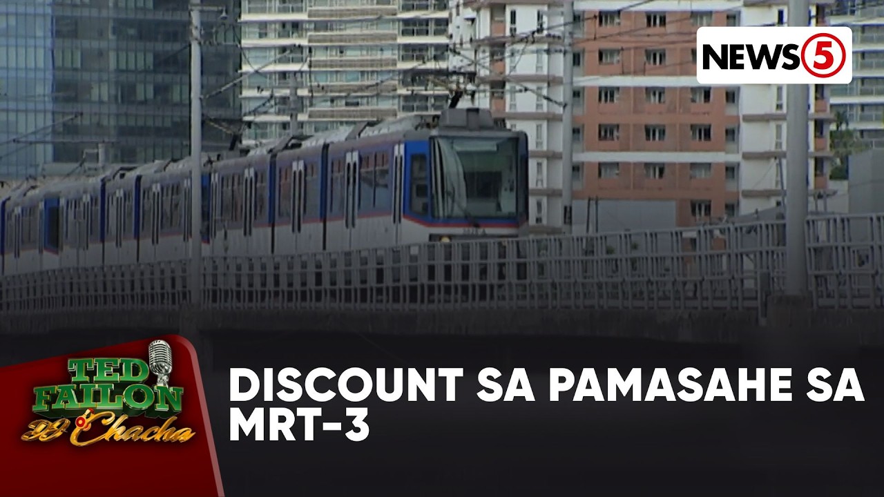 50% discount sa pasahe, ipatutupad sa MRT-3, LRT-2 | Ted Failon & DJ Chacha