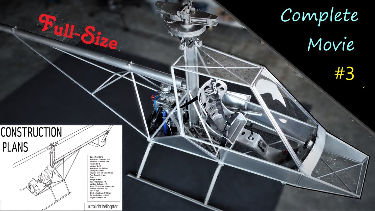Complete Full-Size Helicopter Build Movie (Part 3 of 3)
