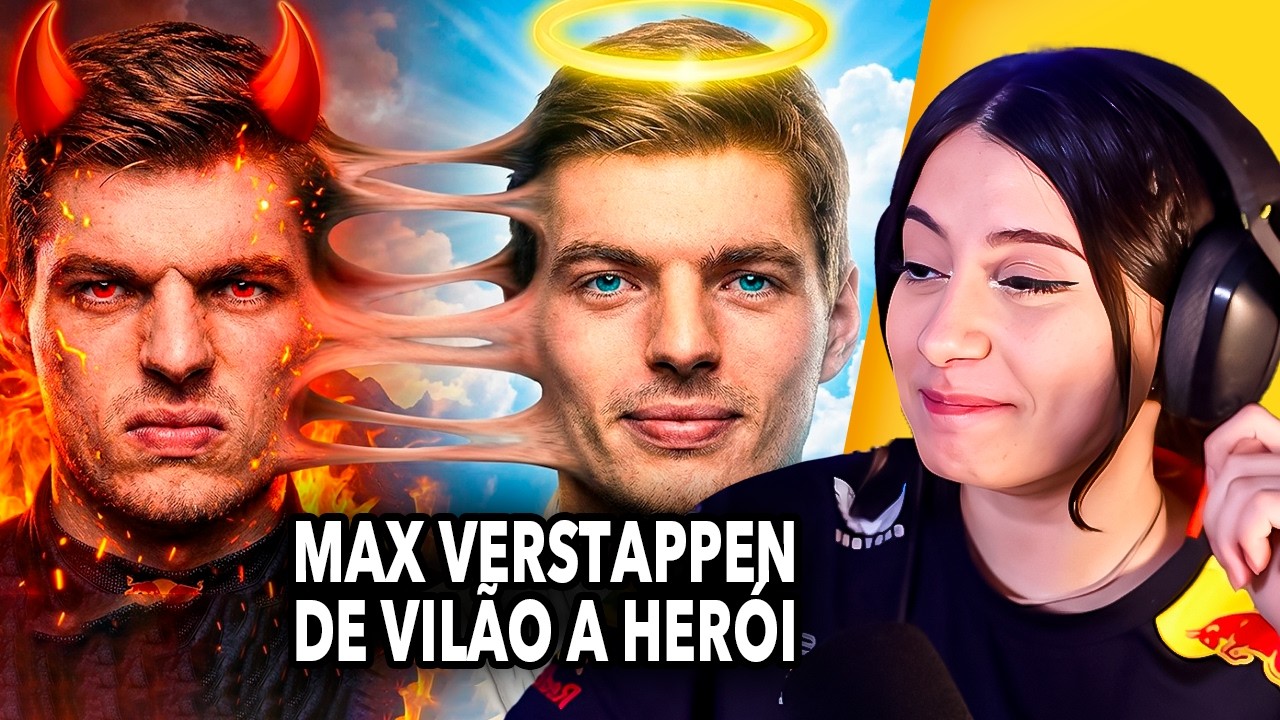 COMO MAX VERSTAPPEN PASSOU DE VILÃO A HERÓI NA FÓRMULA 1? - REACT | Yayah Clipes