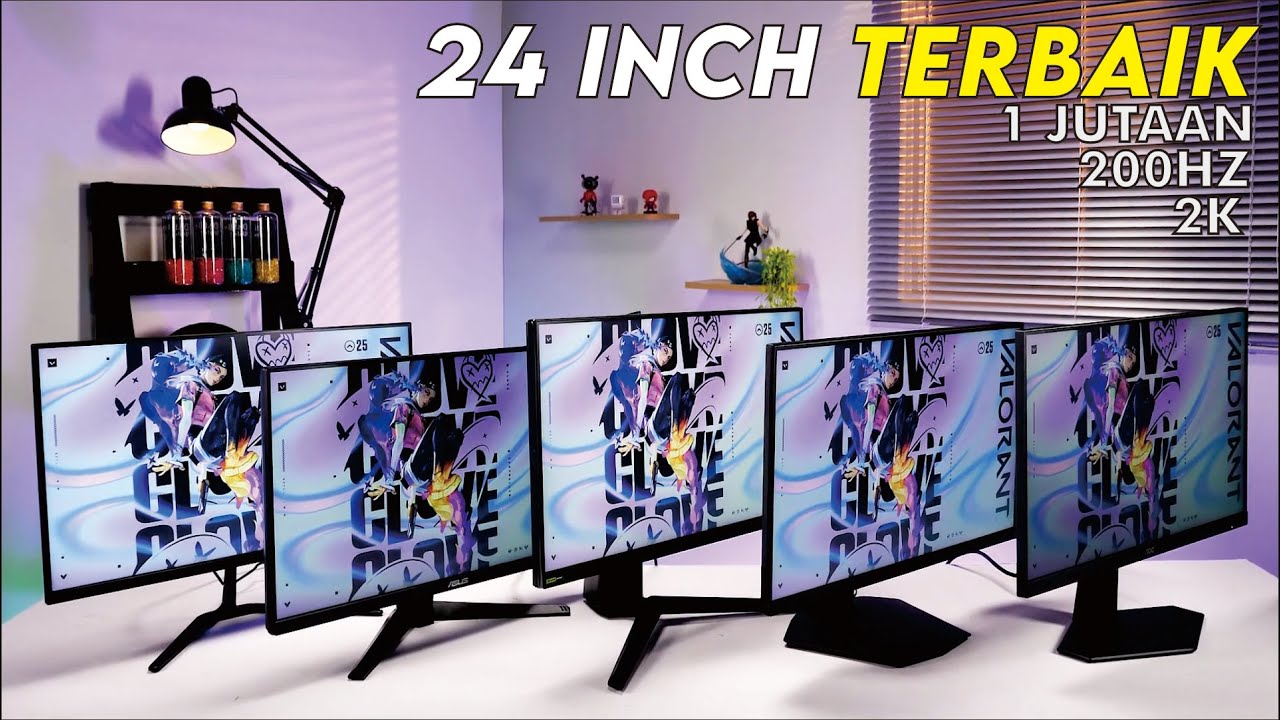 Rekomendasi MONITOR 24 INCH MURAH TERBAIK 2K 200Hz 1 Jutaan!
