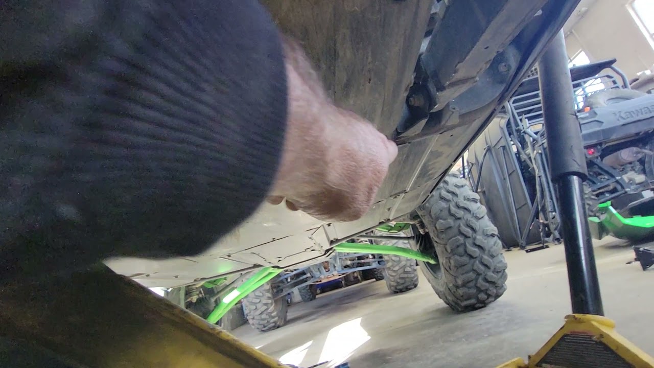 kawasaki krx 1000 super atv skid plate install