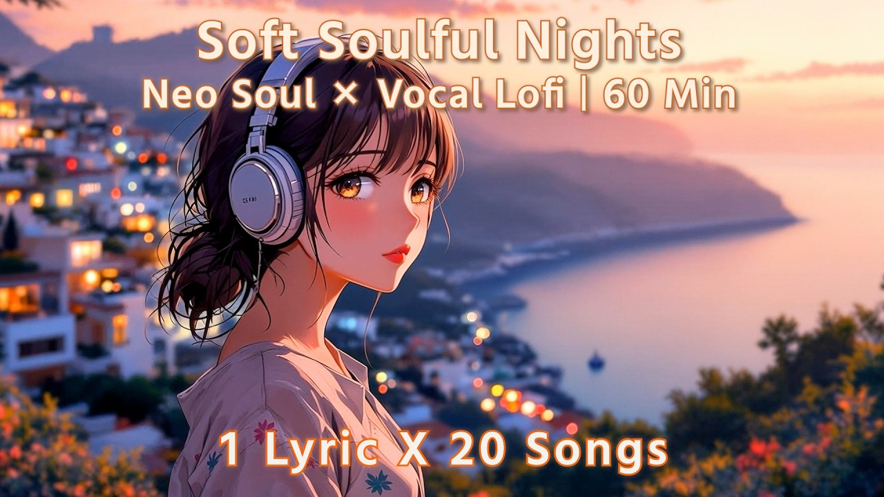 Soft Soulful Nights / Neo Soul × Vocal Lofi (60 Min)