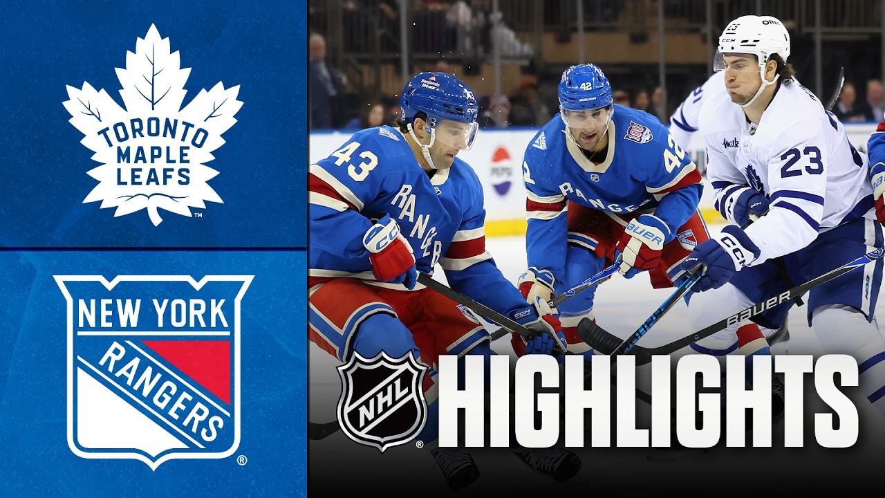 Maple Leafs vs. Rangers | NHL Highlights | March 05, 2026
