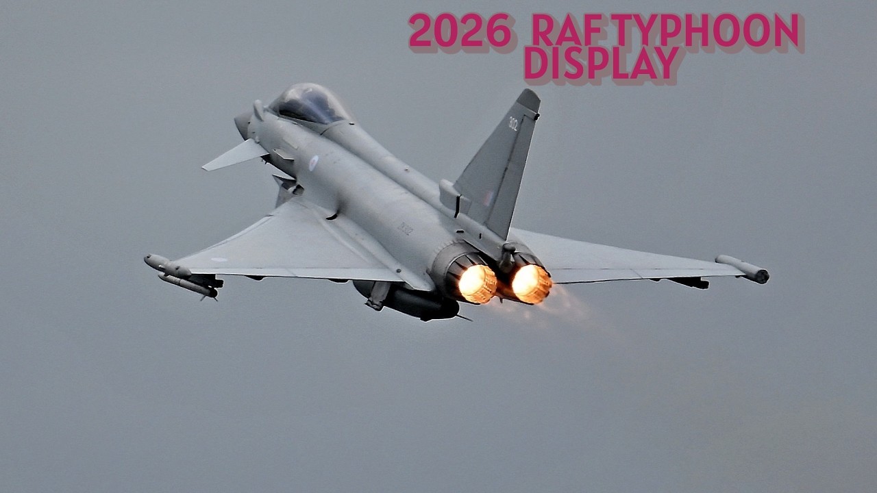 AWESOME 2026 RAF TYPHOON DISPLAY CONINGSBY