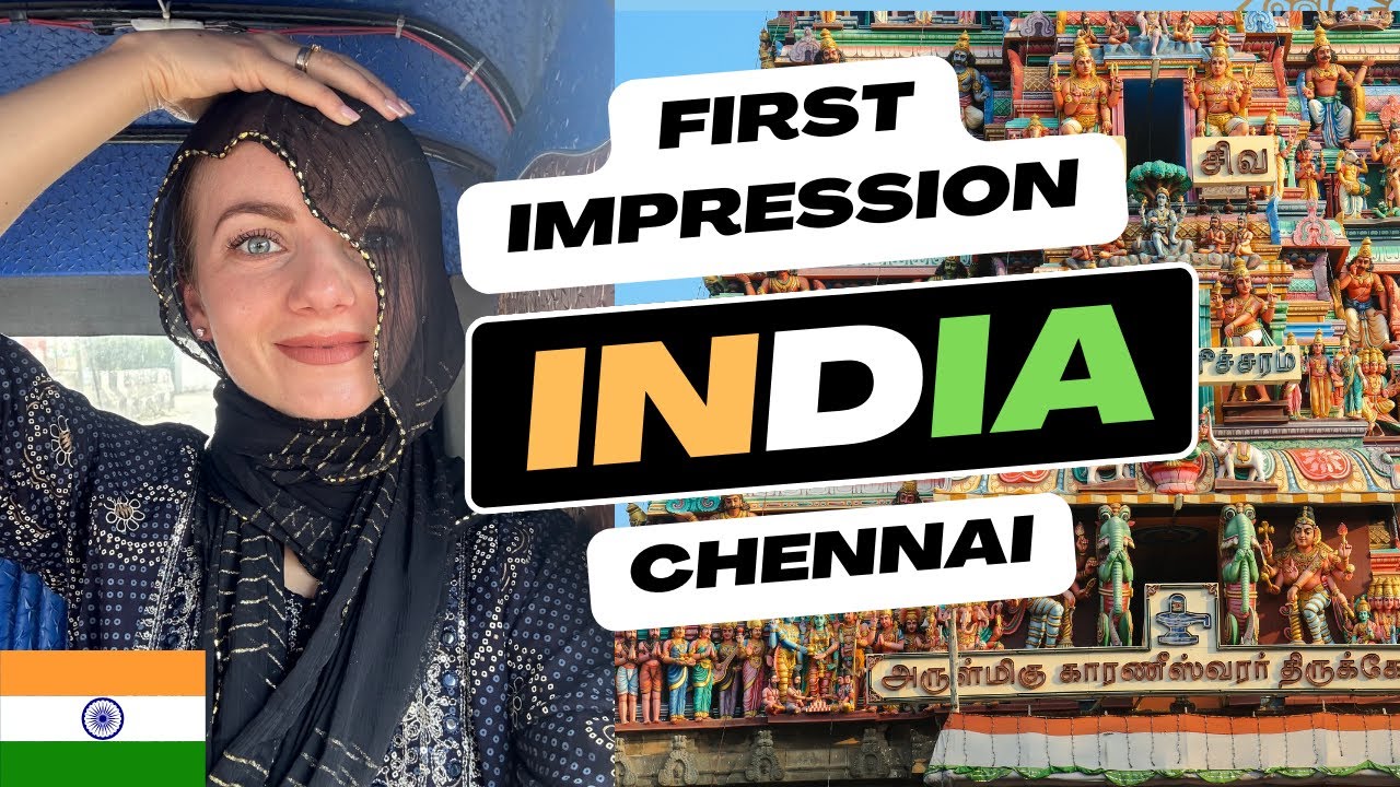My FIRST time in INDIA, Chennai (MIND BLOWING experience!!!)