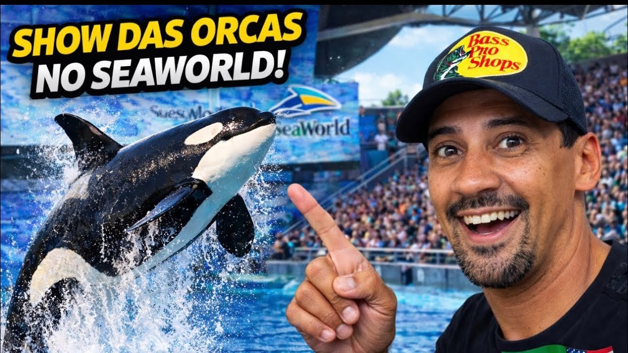 SEAWORLD apresentação das orcas  