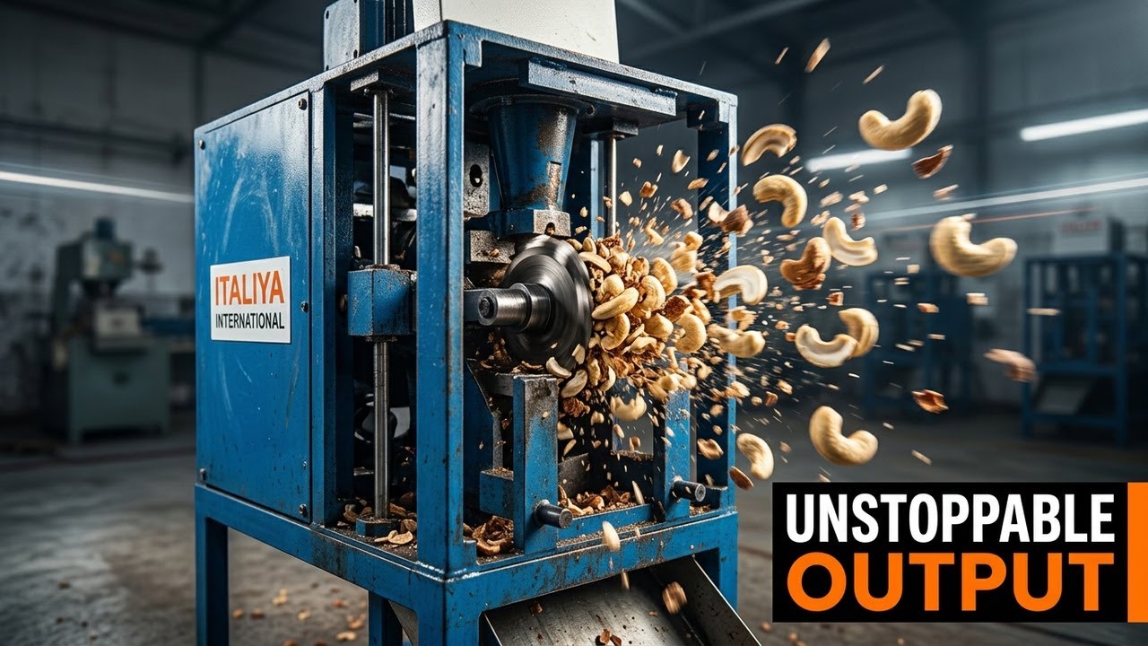 Fully Automatic Cashew Cutting Line