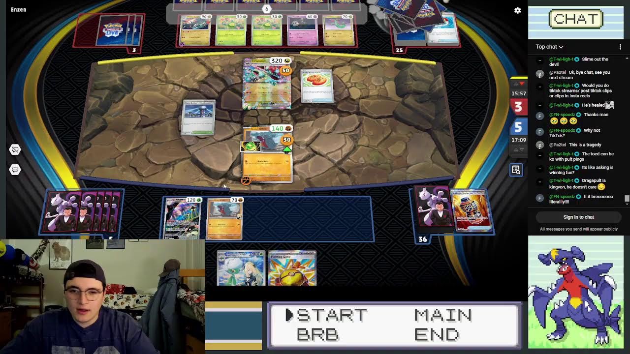 Playing Pokémon TCG LIVE (Trying to get to Arceus rank)