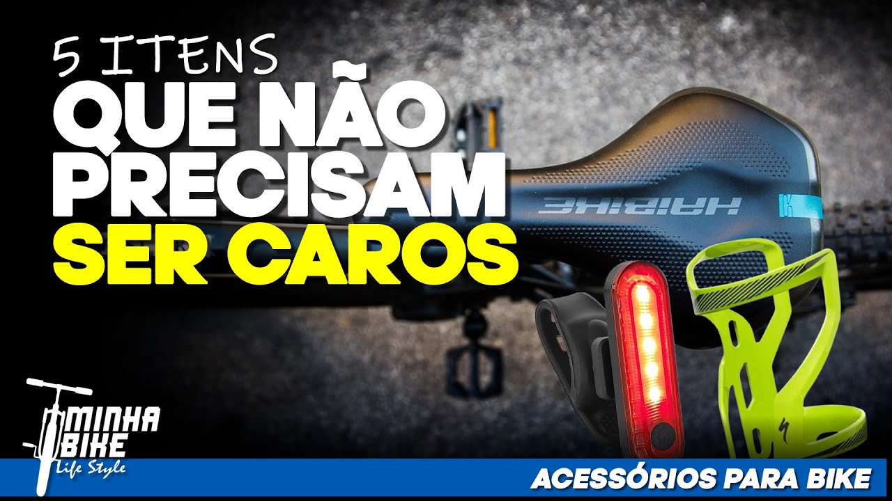 5 ACESSORIOS DE CICLISMO QUE VOCÊ NÃO PRECISA PAGAR CARO - Minha bike Life Style
