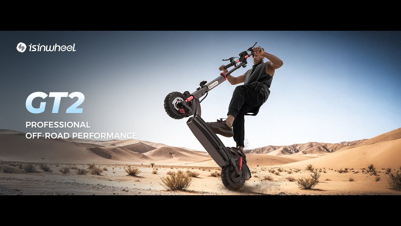 isinwheel GT2 Electric Scooter | Powerful, Long Range & Off-Road Ready