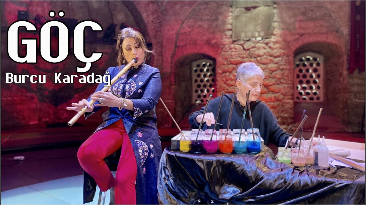 GÖÇ - NEY AND MARBLİNG ( ebru) BURCU KARADAG & AYLA MAKAS