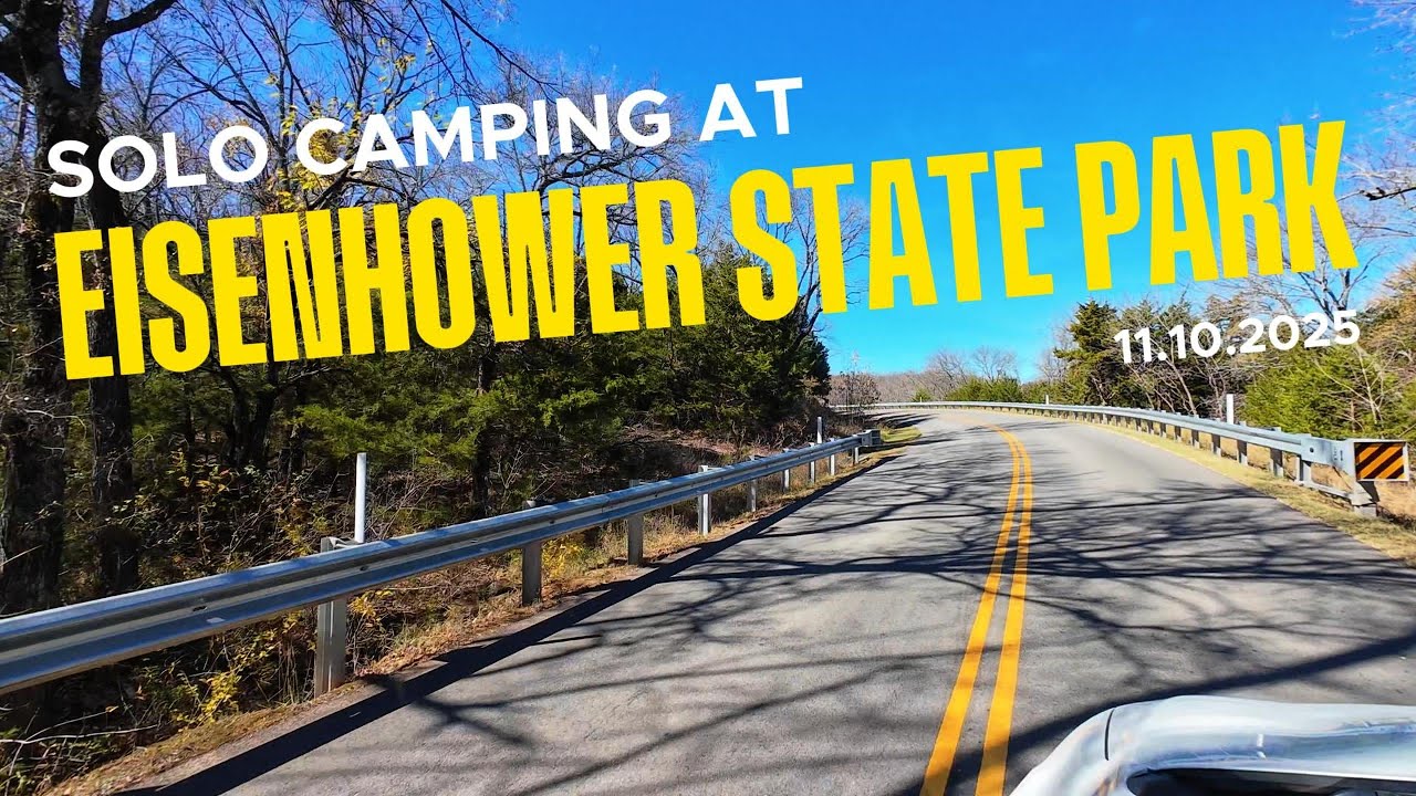 Eisenhower State Park Solo Camping - Cooking Outdoors ASMR (Nov 2025)