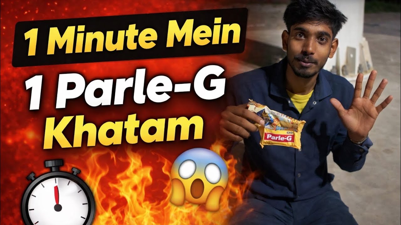 Eating biscuits 1m me ek Parle g biscuits khatam #video 