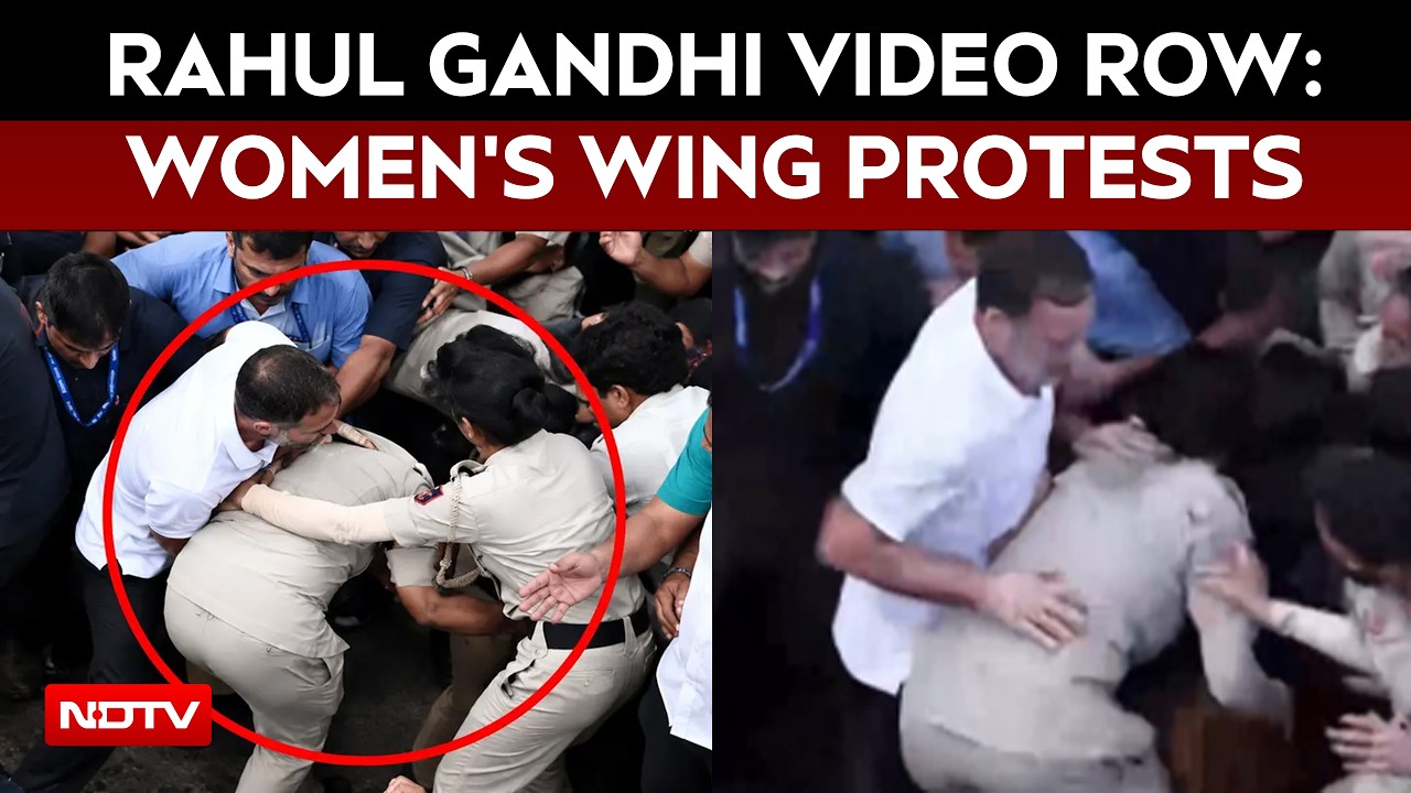 Rahul Gandhi Video Controversy: Delhi BJP Women's Wing Protests, FIR Filed