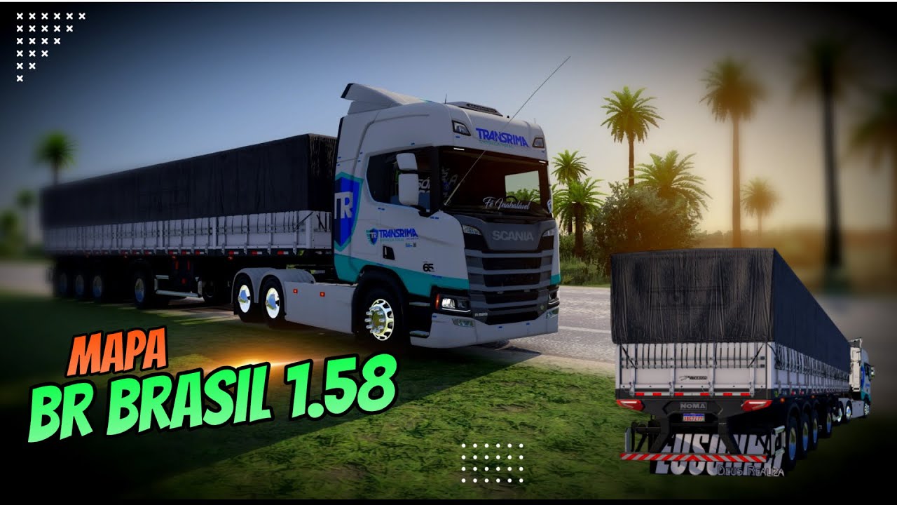 MAPA BR BRASIL SIMULANDO AO MAXIMO | ETS2 LIVE