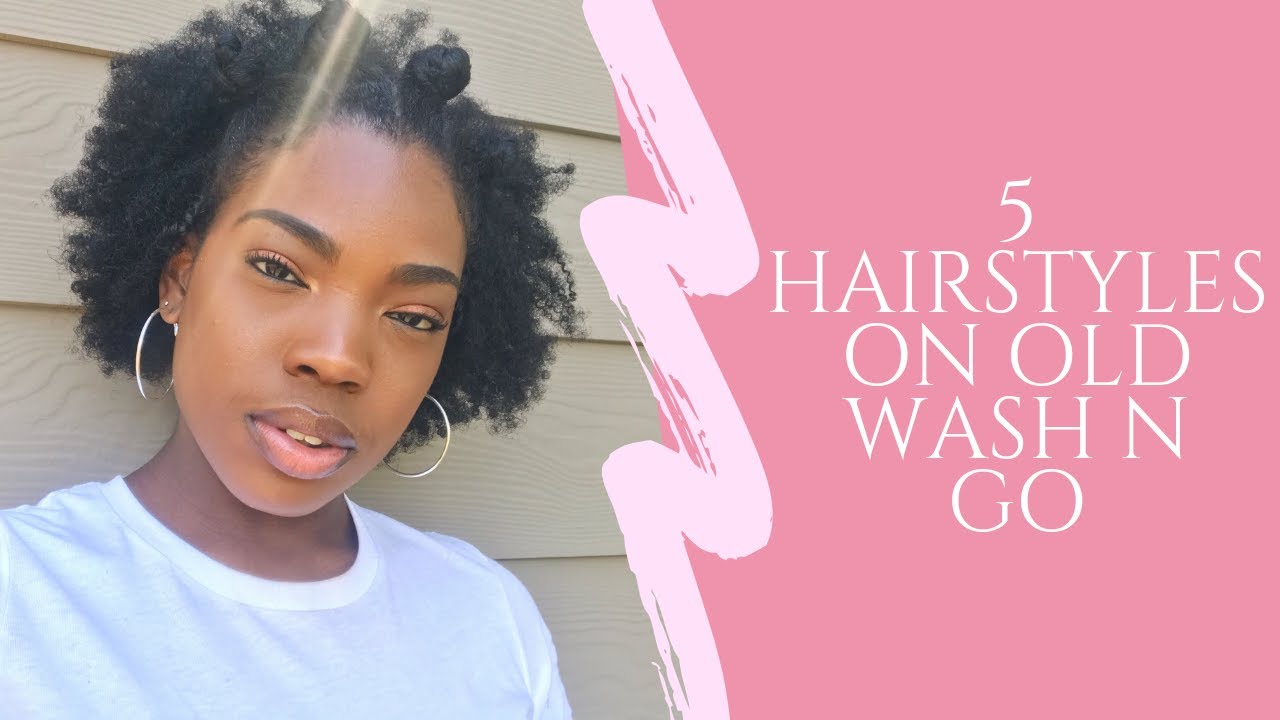 5 Hairstyles On Old Wash N Go (Short/Medium Type 4 Hair)