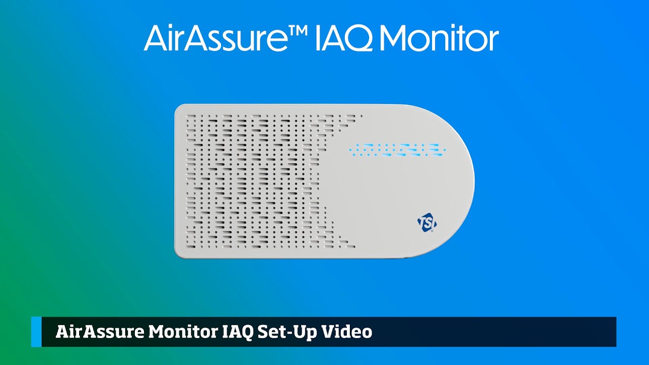 AirAssure Indoor Air Quality Monitor (IAQ) Set Up Video