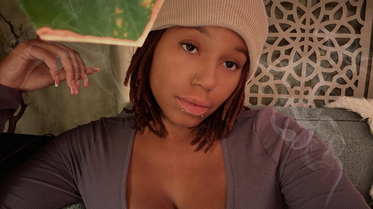 ASMR Gardening & Yap Sesh ✨🌬️🍃 ft Lighter Flicks, Tapping, Skin and Mouth Sounds, Blowing Smoke