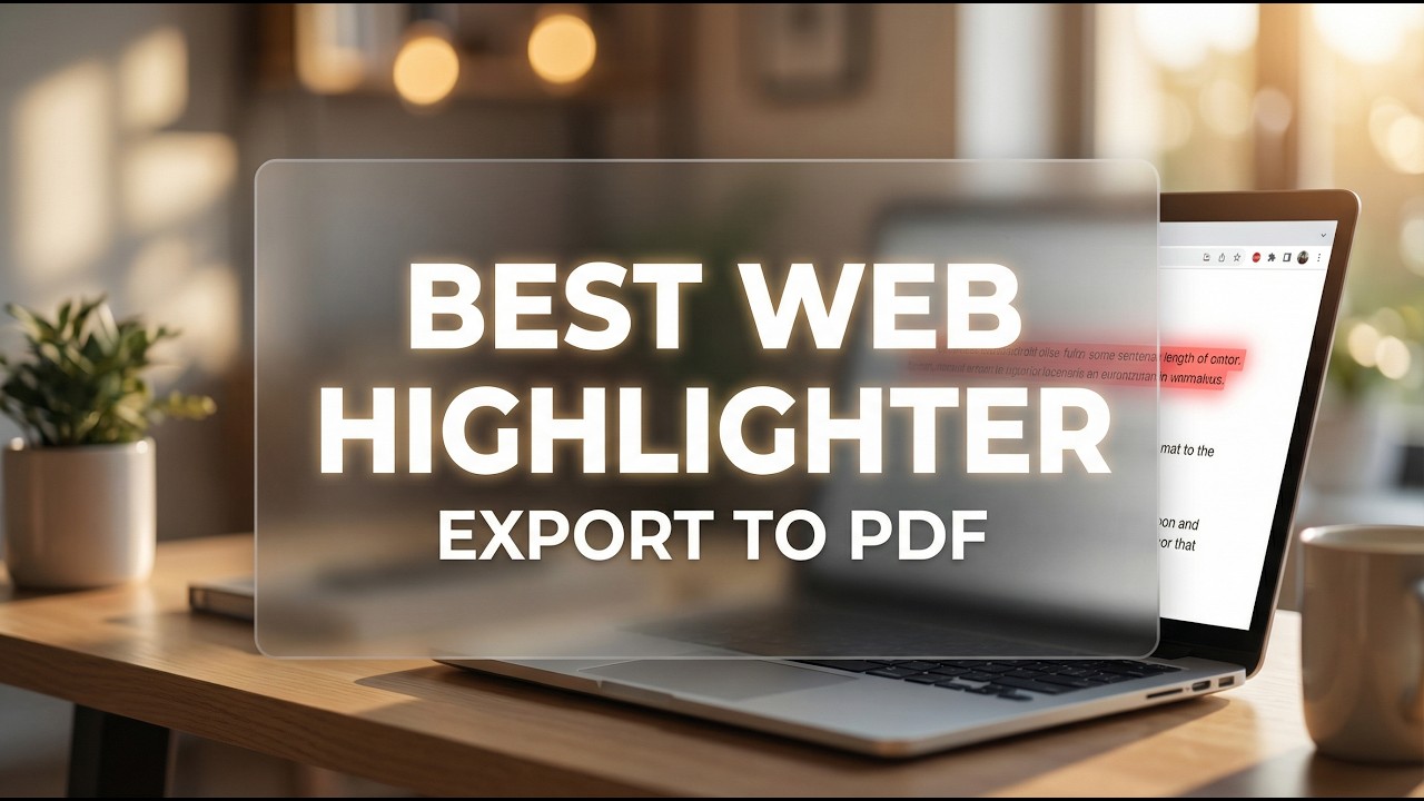 Best Chrome Extension for Highlighting Web Text & Exporting PDF | WebMarker AI BY TECZOO