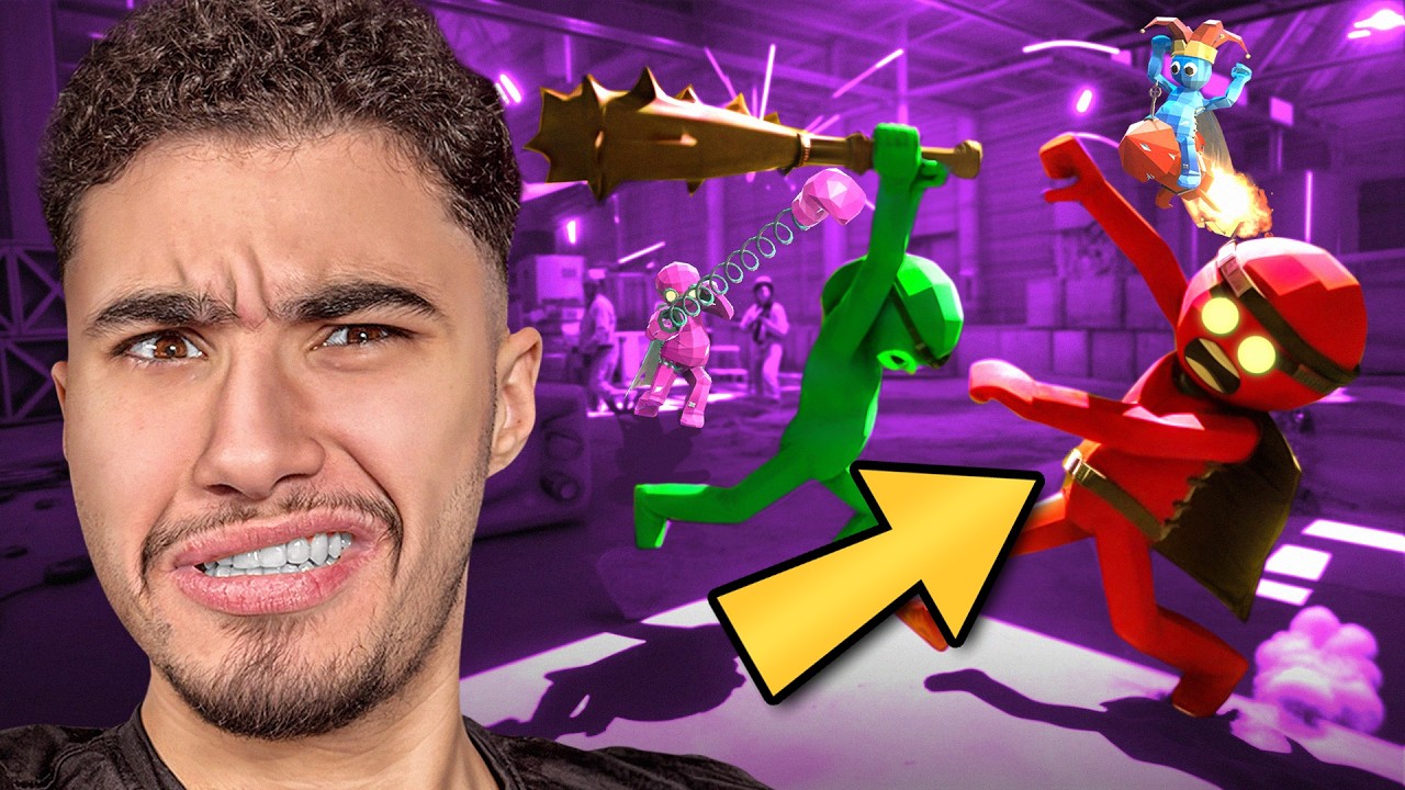 اللعبة دي هتخسرك صحابك | Pummel Party