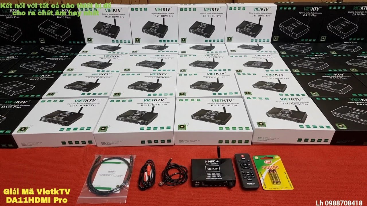 Giải mã DA11HDMI Pro bản mới nhất.âm thanh sạch sẽ hơn nhiều khi sử dụng nhạc mạng.Lh 0988708418