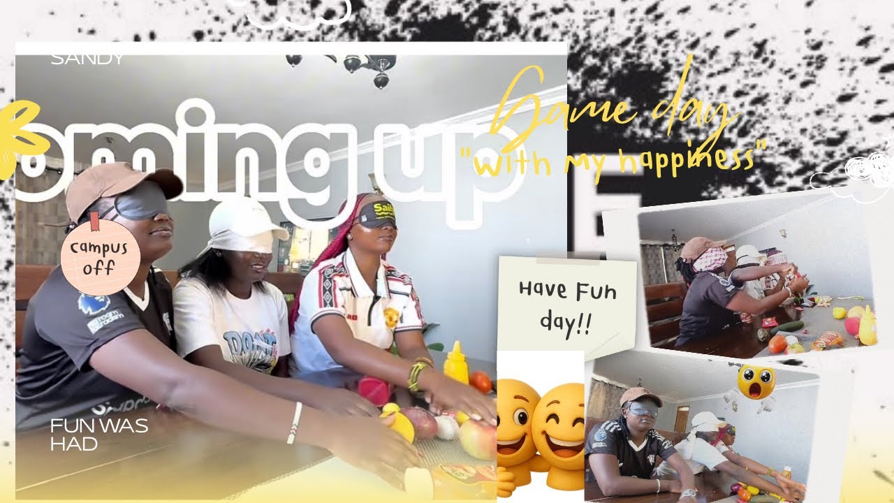 FUN GAME DAY WITH  FRIENDS 🥳 | GRAB IT BLIND 👩‍🦯‍➡️😂