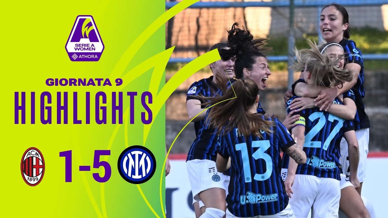 Milan-Inter 1-5 | Tripletta di Bugeja nella cinquina nerazzurra | #SerieAWomenAthora