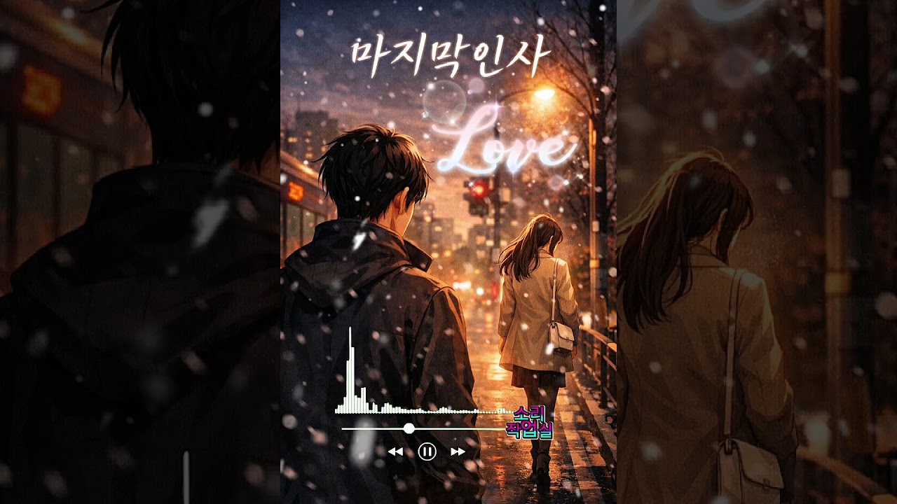 마지막인사｜허스키 감성 발라드｜끝내 전하지 못한 말#발라드#감성음악 