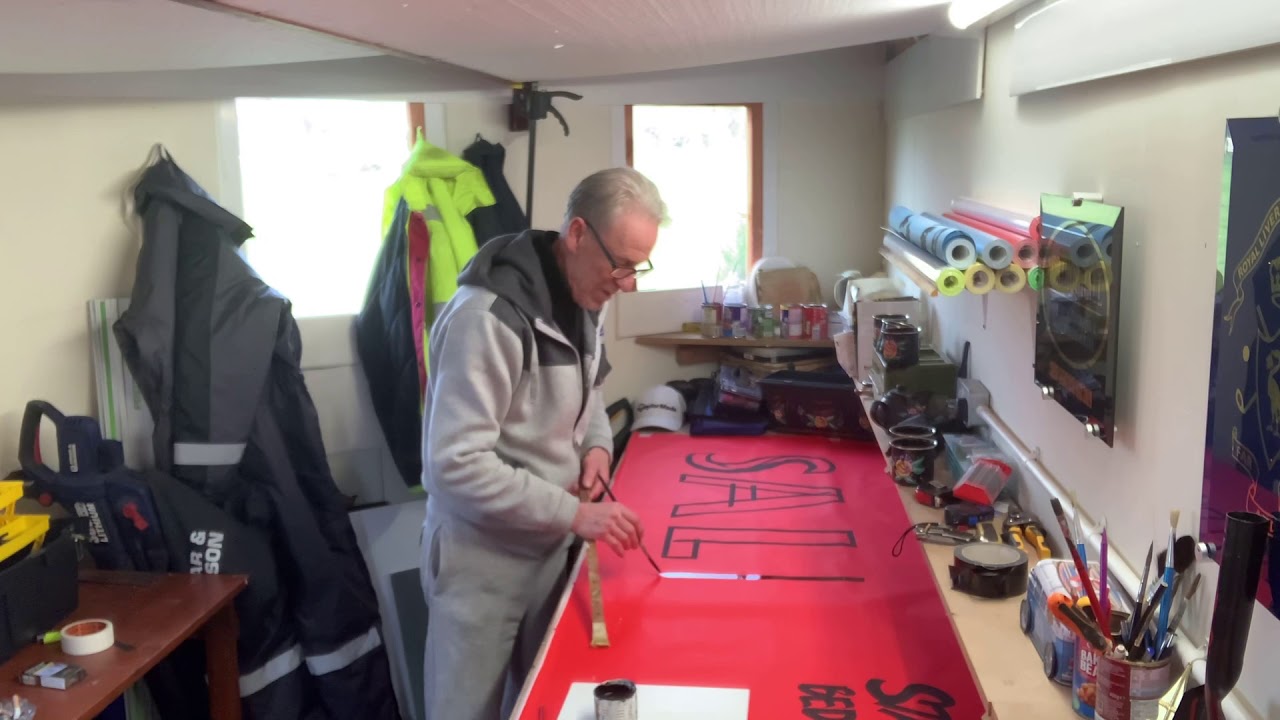 Poster signwriting