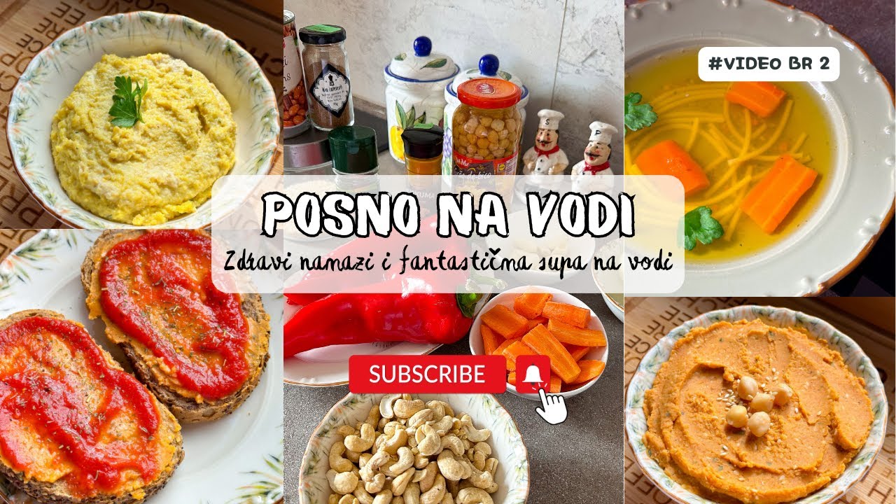 Posno na vodi: Zdravi namazi za doručak i fantastična bistra supa - Ukusno i slasno!