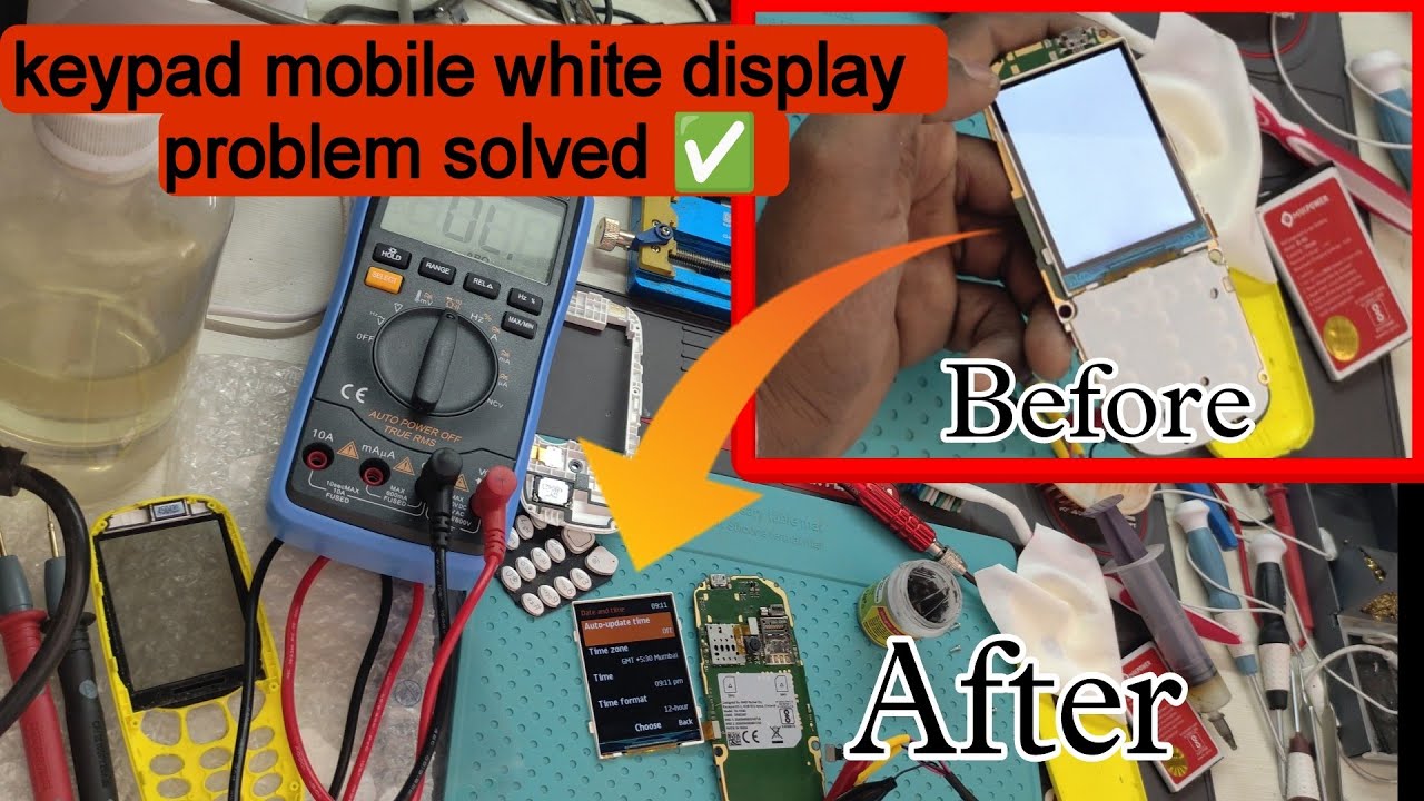 keypad Mobile White Display solution | 24 Pin white display solution | 24 pin white display solution