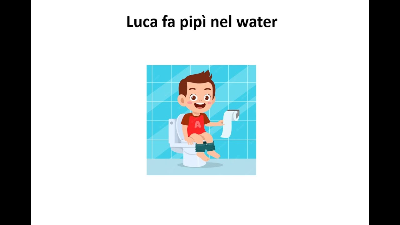 Storia Sociale - Luca fa pipì nel water