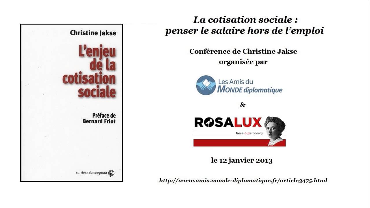 Penser le salaire hors de l'emploi (L'enjeu de la cotisation sociale)