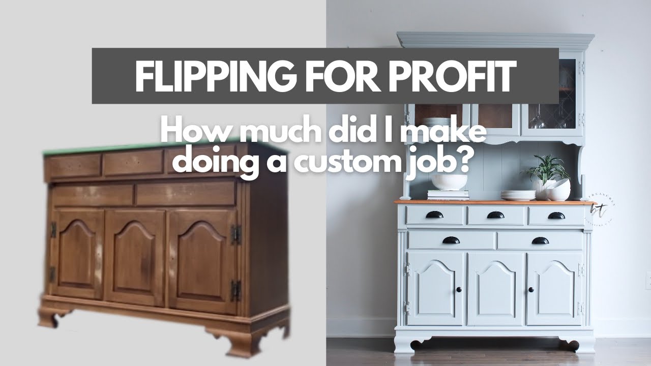 Modern Farmhouse Furniture Flip | An Easy Makeover With a Dramatic Result!