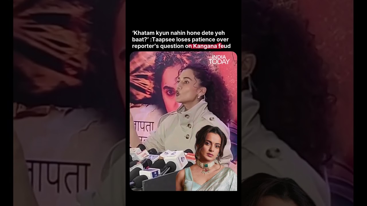 Taapsee Pannu Reacts To Kangana Ranaut Feud: &lsquo;Why Not Let It End?&rsquo; #kanganaranaut #bollywood