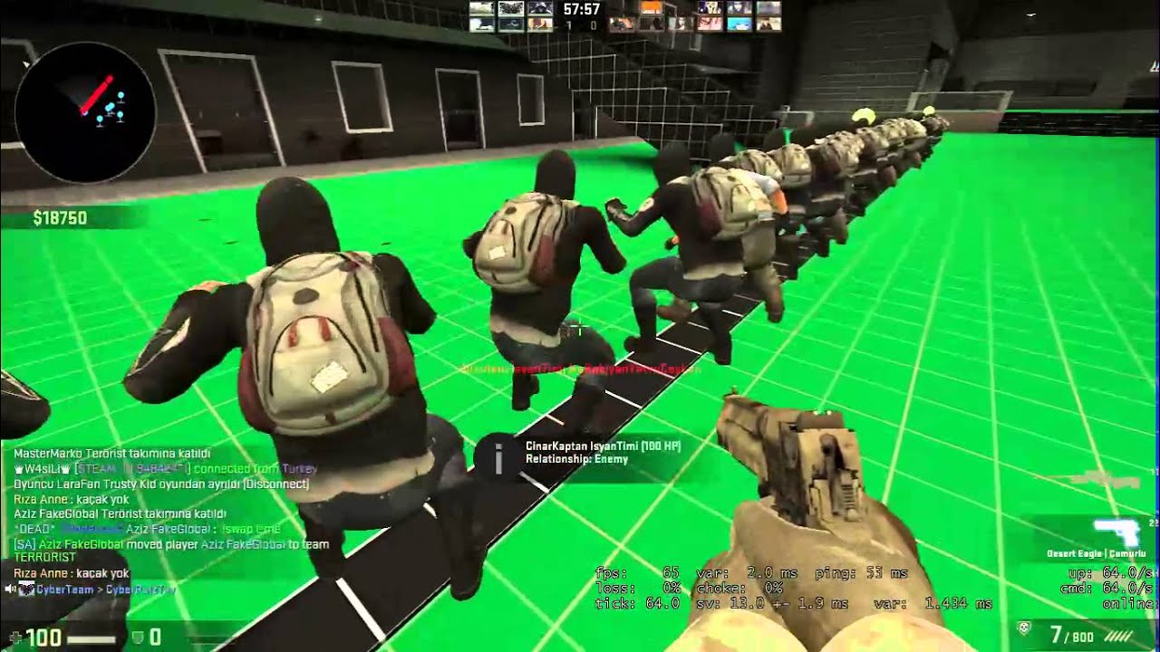 T&uuml;rk&ccedil;e CS:GO JailBreak İsyan Mapi İsyan Timi CyberRulz