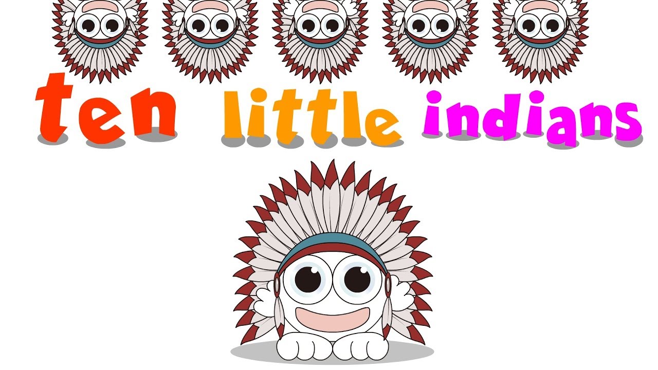ten little indians | Nursery rhyme | little indian