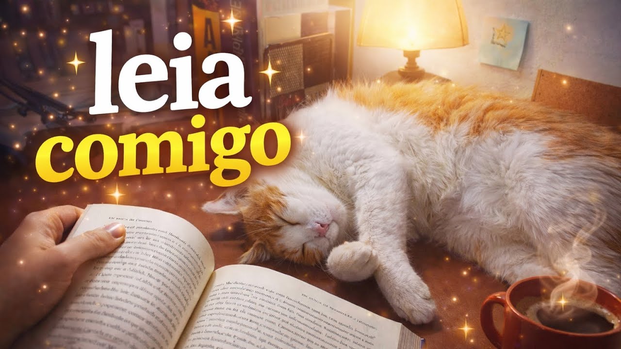 Reading with me | 19 minutos de leitura (com música ambiente)