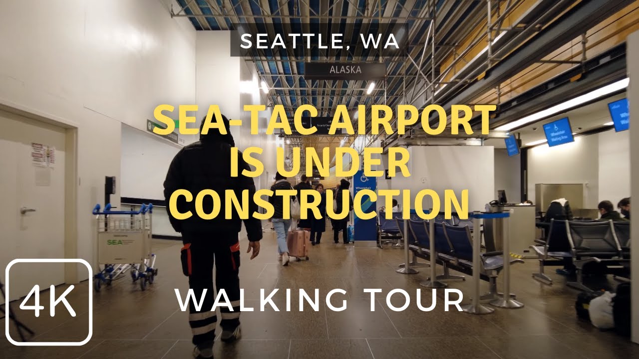 Lots of New Upgrades Under Construction at SeaTac Airport | Seattle, WA | Walking Tour