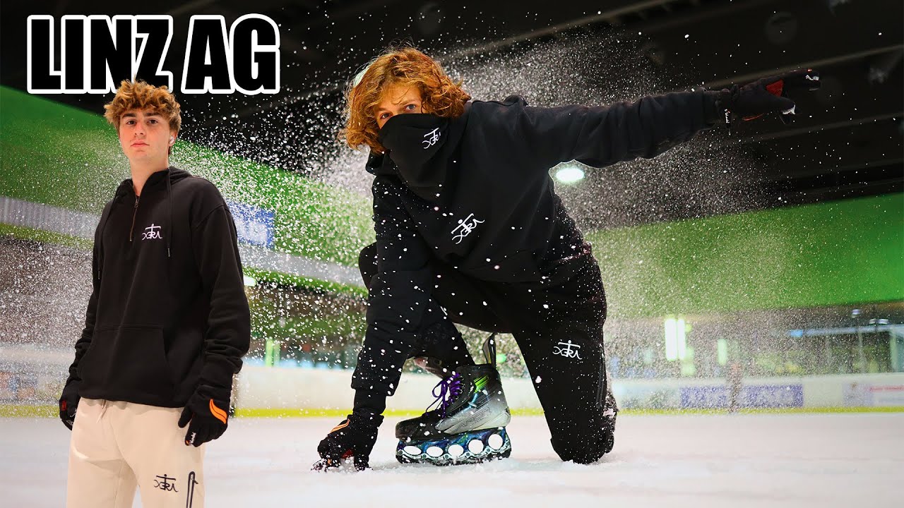 Ice Freestyle in Linz | Foto-shooting mit Nico und Alpine Icefreestyle