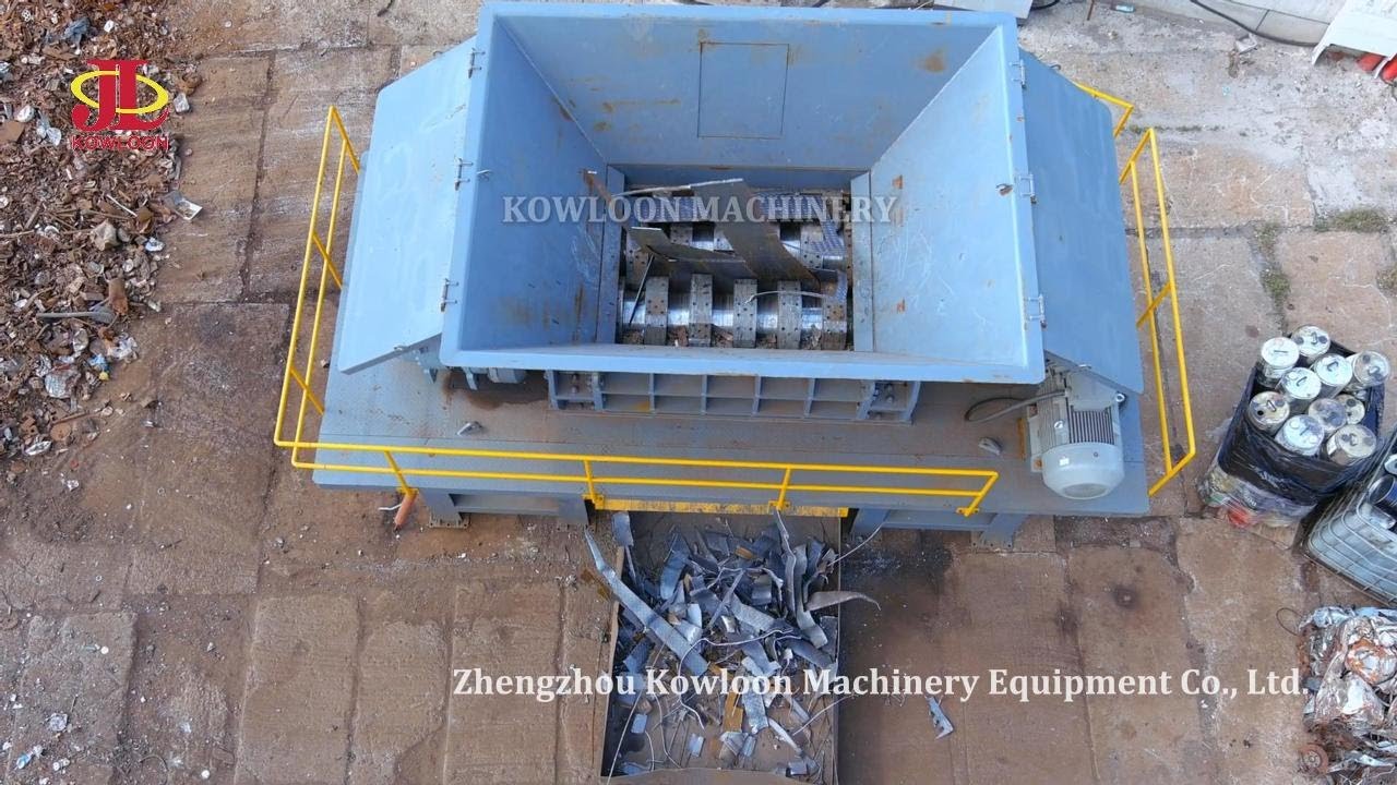 Metal Shredder Manufacturer, Scrap metal shredding equipment project