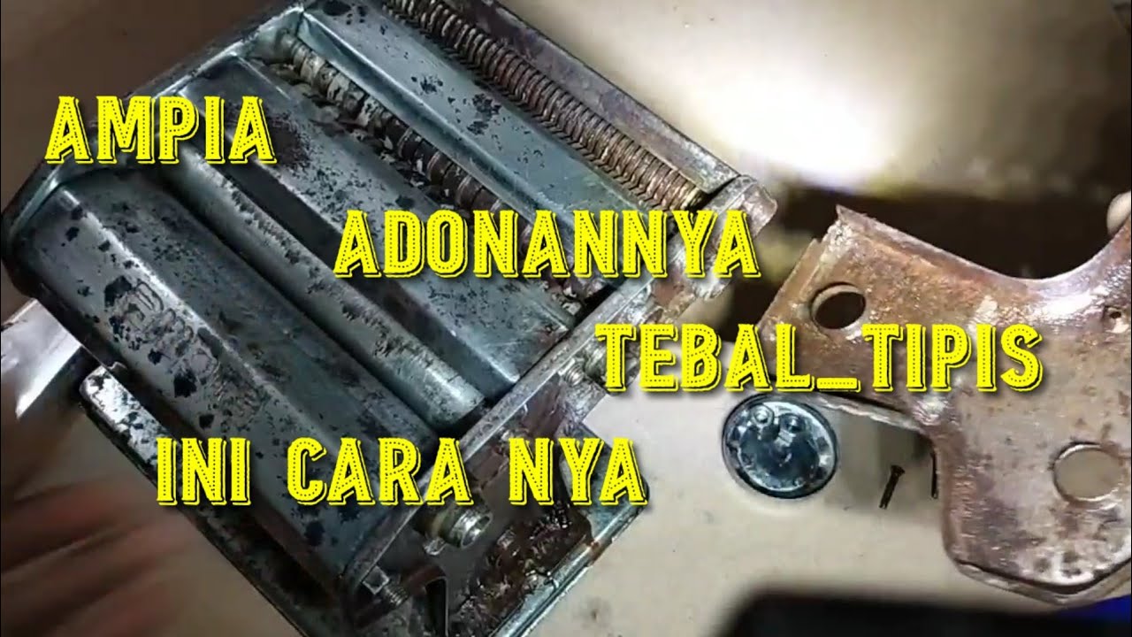 CARA PERBAIKI AMPIA YANG KALAU DI TARUK ADONANNYA TEBAL_TIPIS INI CARA NYA