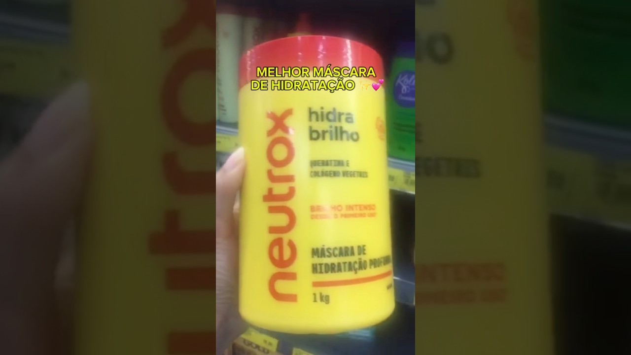 Melhor m&aacute;scara de hidrata&ccedil;&atilde;o #neutrox #ralo #beleza #cabelo #dicasdebeleza #skincare #cabelos
