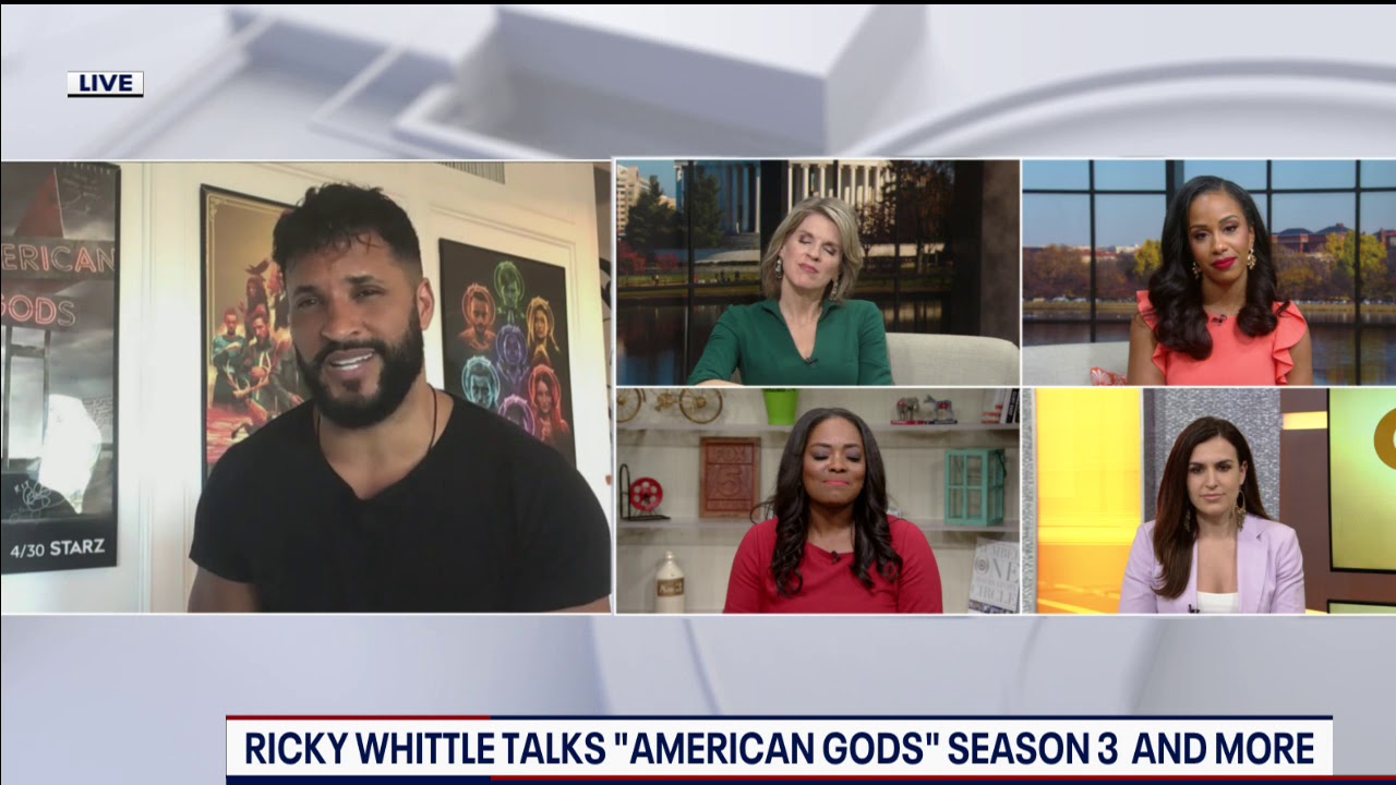 DC news anchor shoots her shot with Ricky Whittle from 