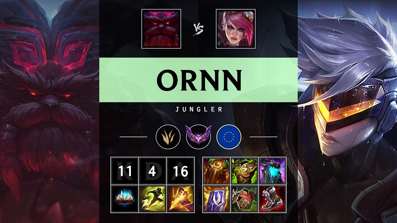 Ornn Jungle vs Vi - EUW Master Patch 25.19