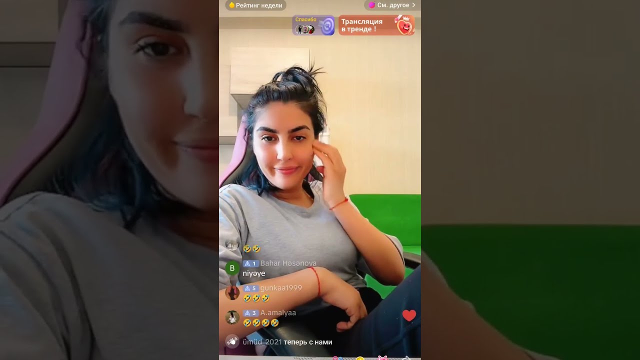 Seher Acqarnina Canli Yayim Semicka Sual Cavab - Leman TikTok Official