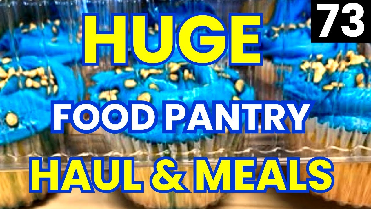 FRUGAL LIVING & Food Pantry Haul 2024 - Food Haul - FOOD BANK - Food Pantry Haul - Budget Meals