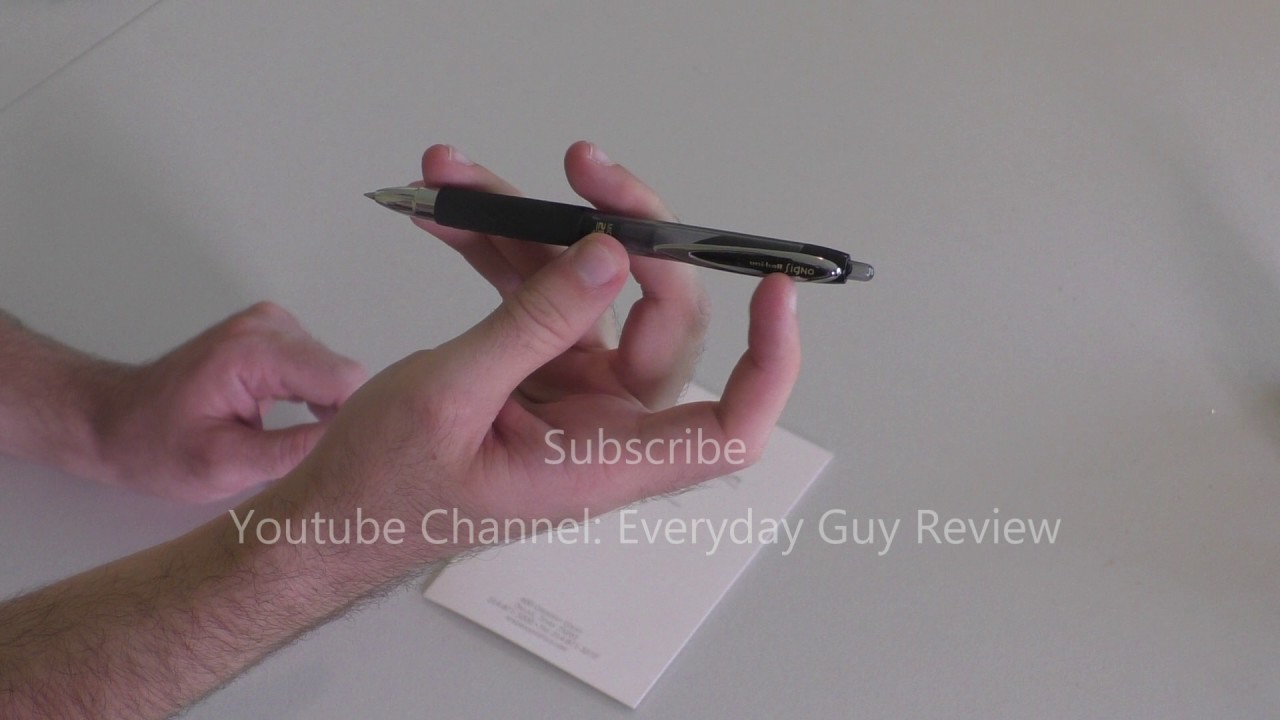 Jetstream Alpha-Gel vs. Pilot G-2 vs. Uniball 207 Review